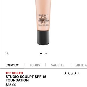 MAC Studio Sculpt Foundation SOLD